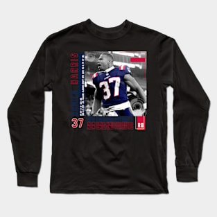 Damien Harris Paper Poster Long Sleeve T-Shirt